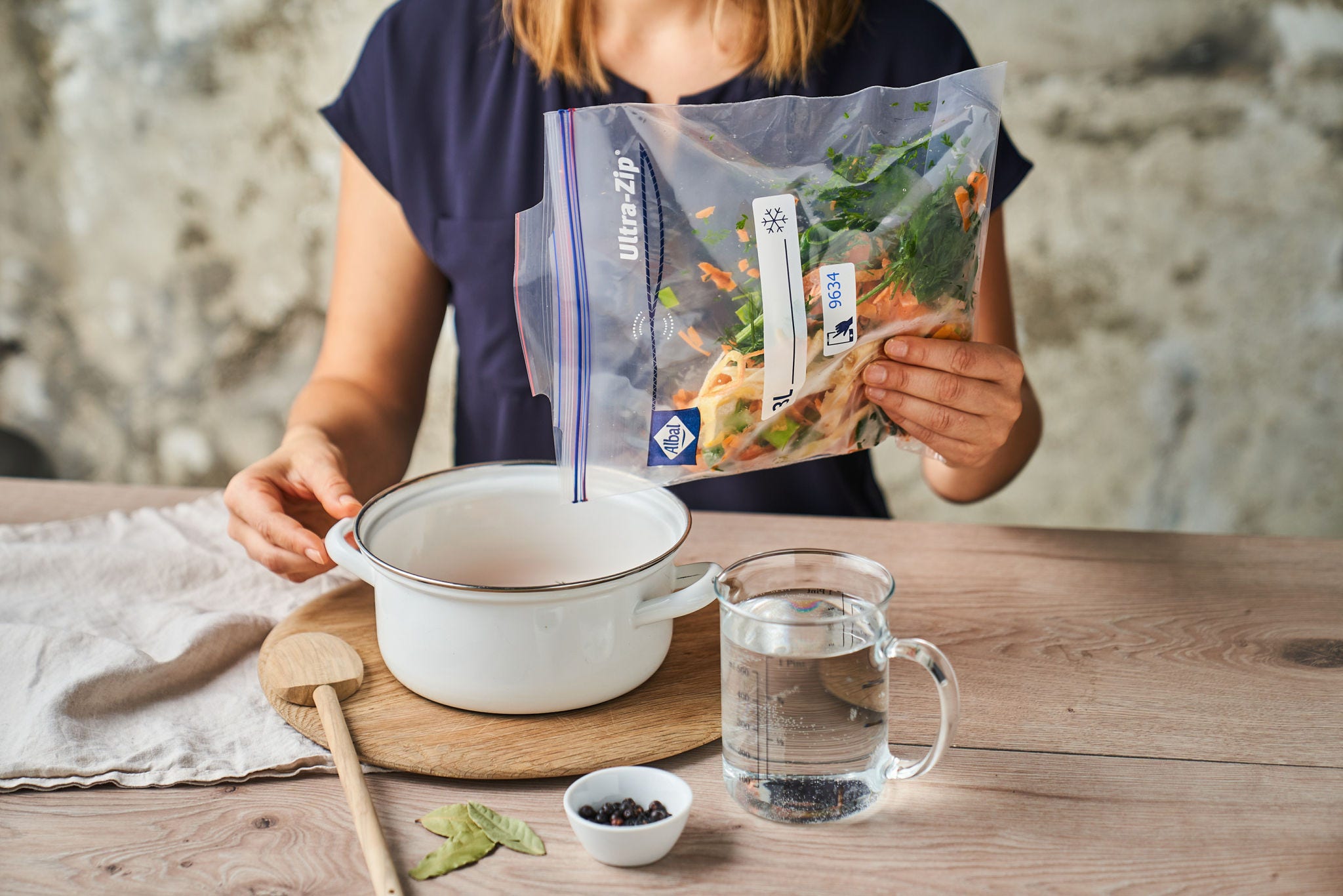 Receita de caldo de legumes de inverno