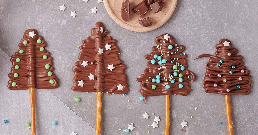 Árvores de Chocolate: Uma Receita Fácil e Festiva