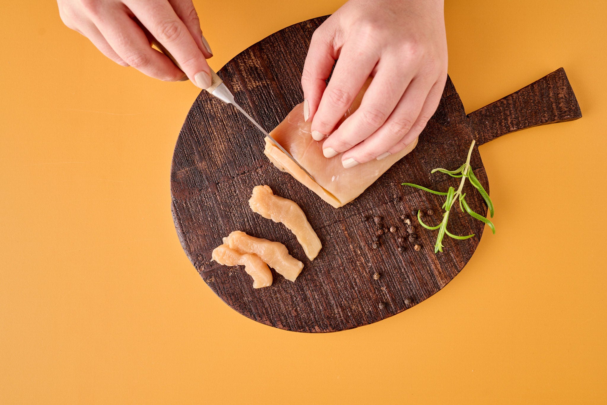 Carne marinada com um toque asiático