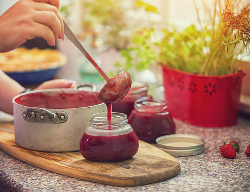 Geleia de limão caseira