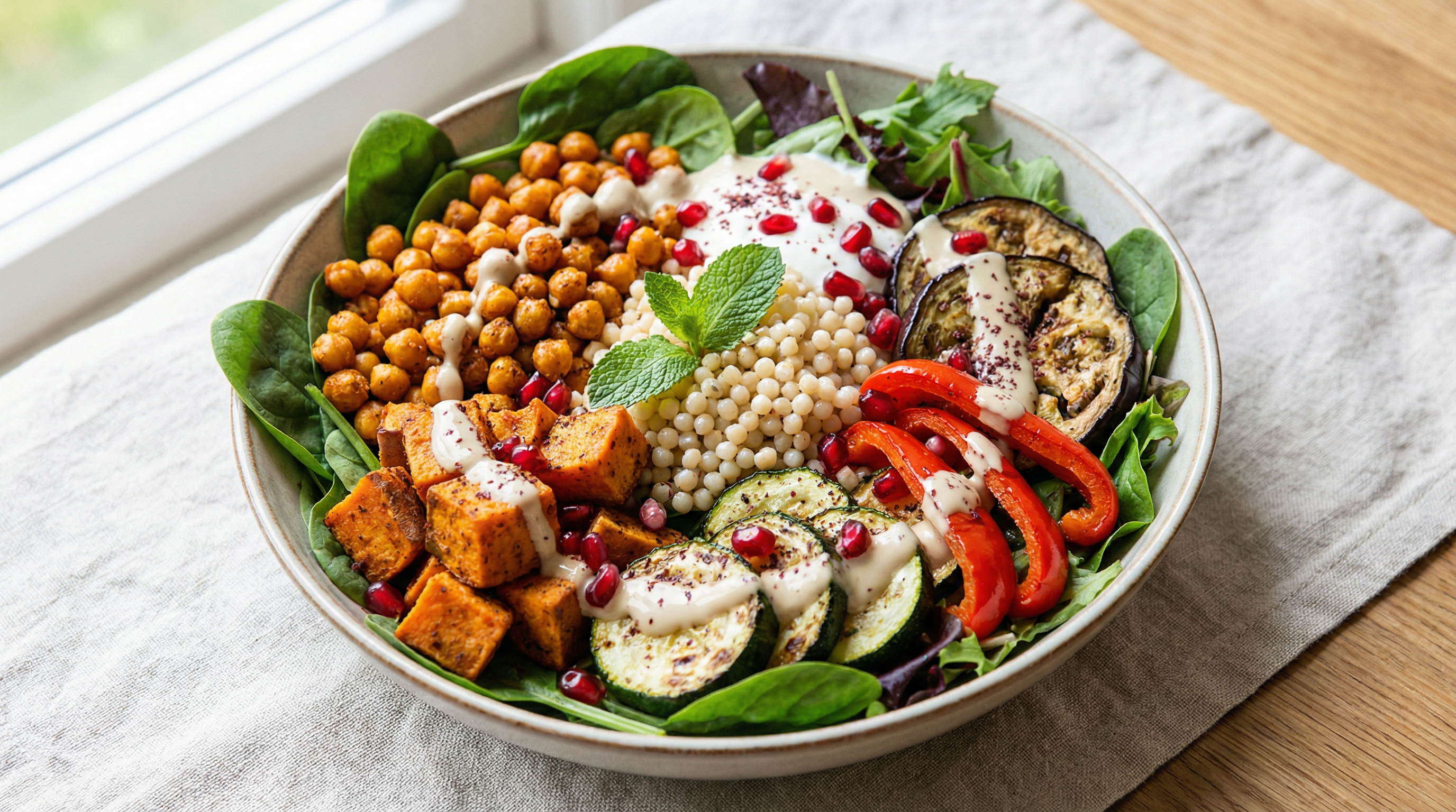 Tigela Asiática de Frango e Legumes