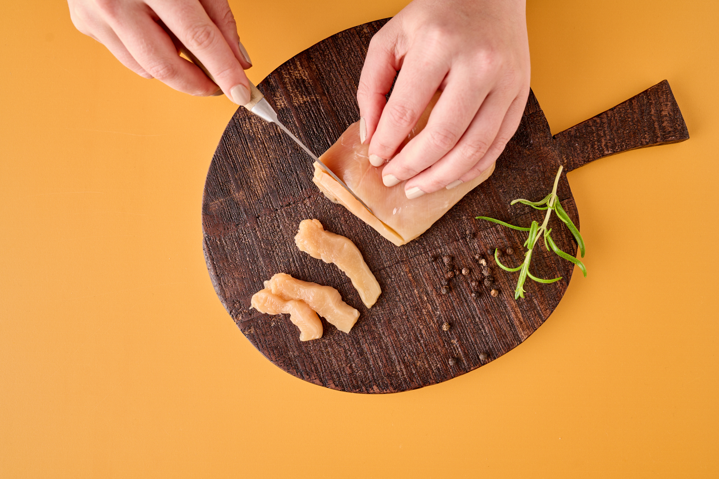 Carne marinada com um toque asiático