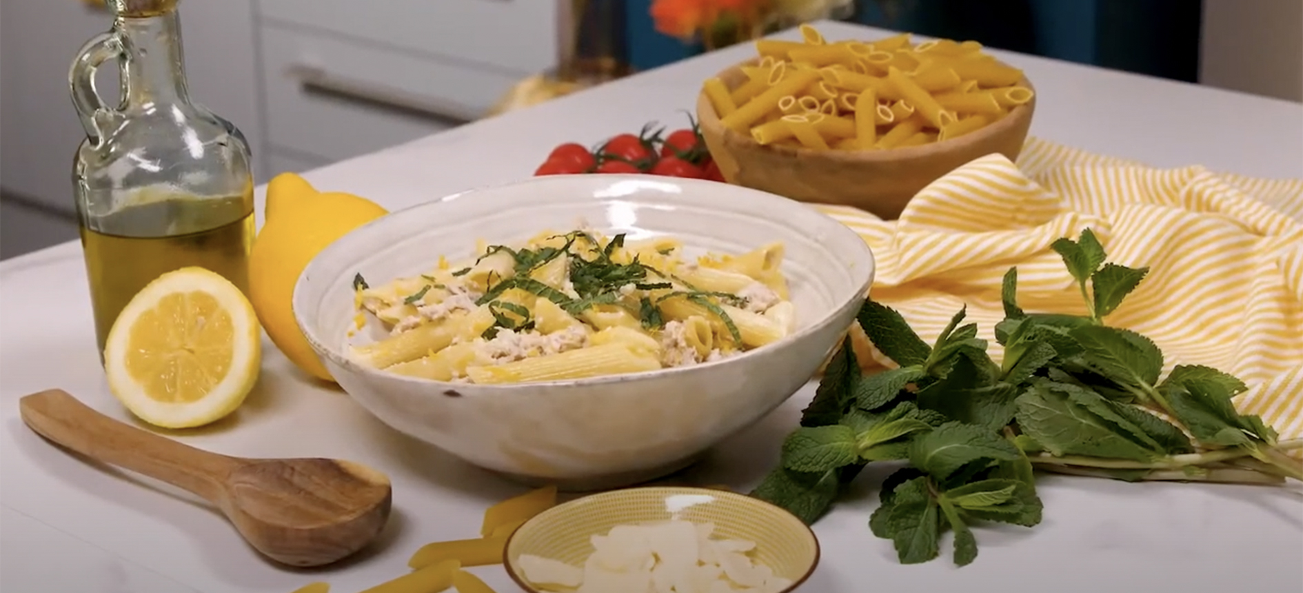 Macarrão e atum