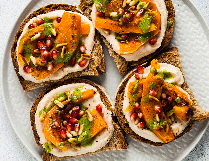 Brindes mediterrâneos gourmet para o aperitivo