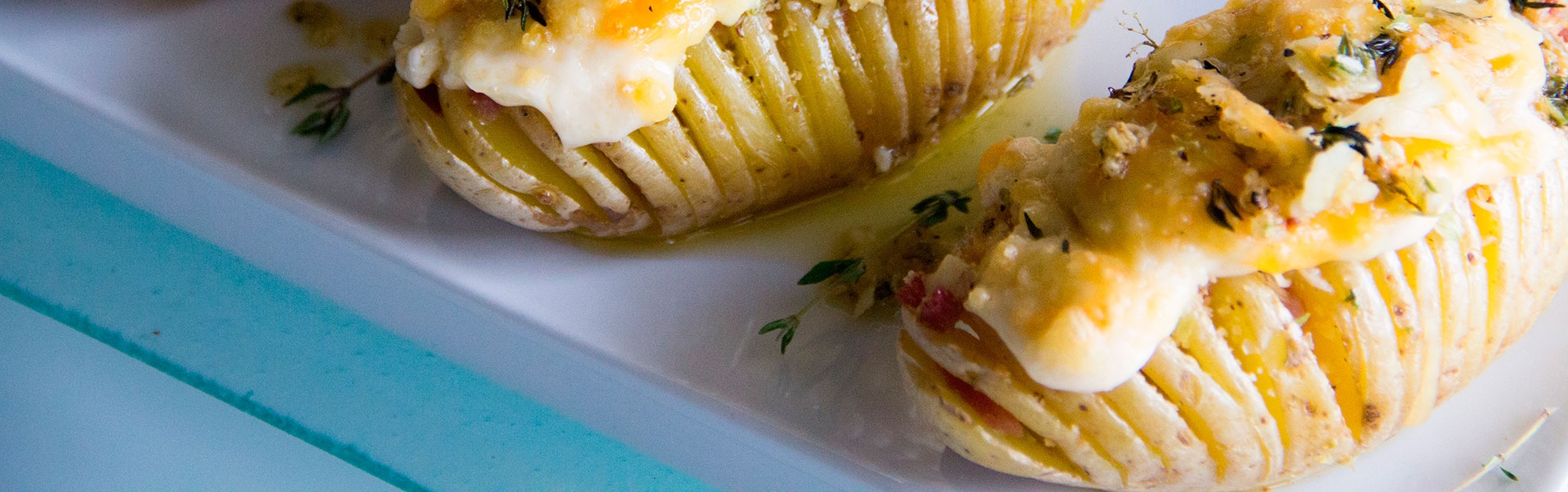 Batatas Hasselback (Suécia)