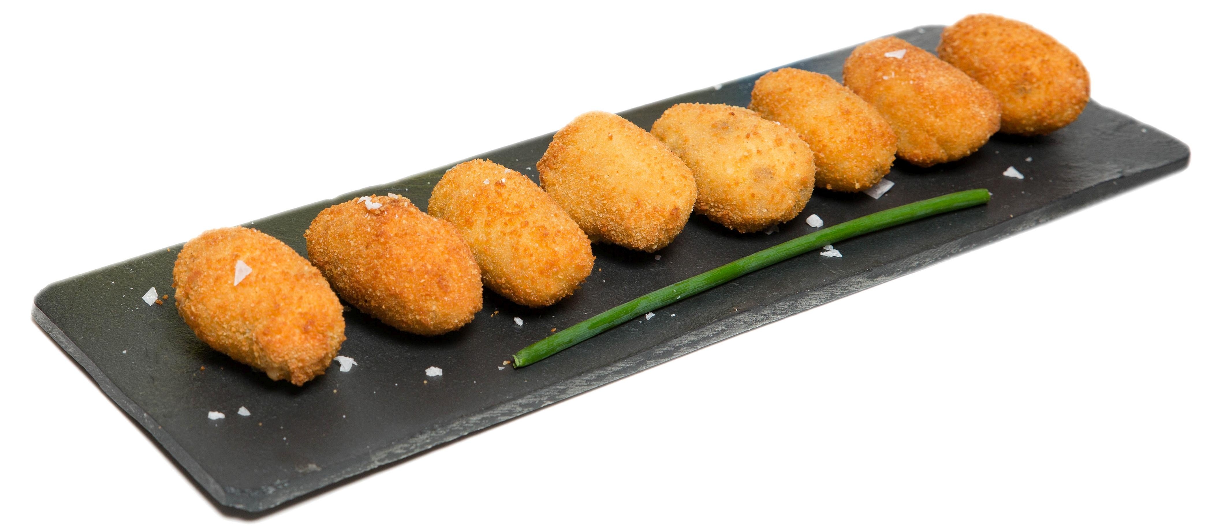 Croquetes de gambas com alho