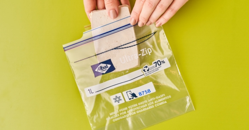 Dicas Albal®: Congelar tofu com congelação hermético UltraZip®