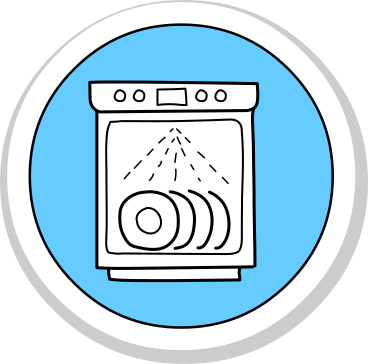 Fácil de lavar na máquina de lavar loiça