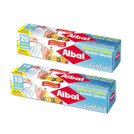 Lançamento dos sacos para cubos de gelo da Albal® em 1996