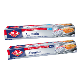 Papel de alumínio extrarresistente da Albal®