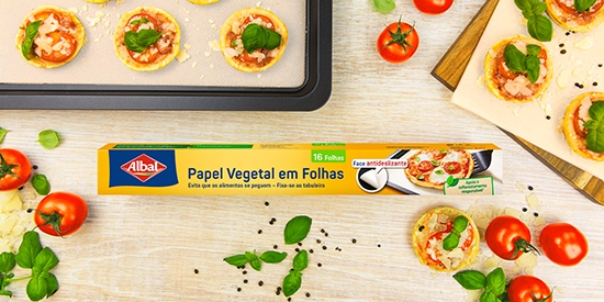 Papel vegetal em folhas da Albal®