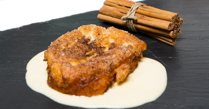 Rabanadas com creme inglês