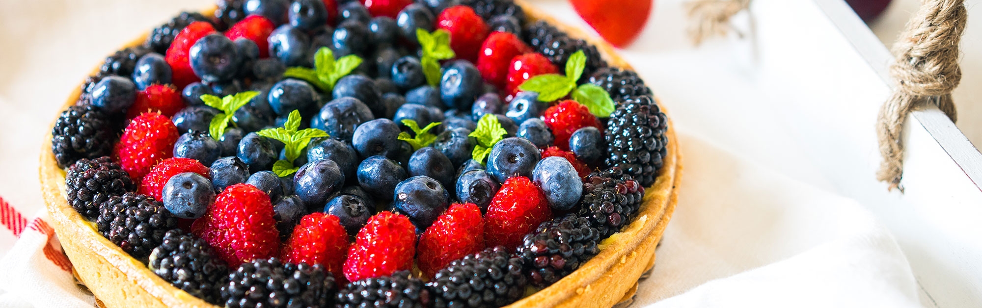 Tarte de frutos vermelhos