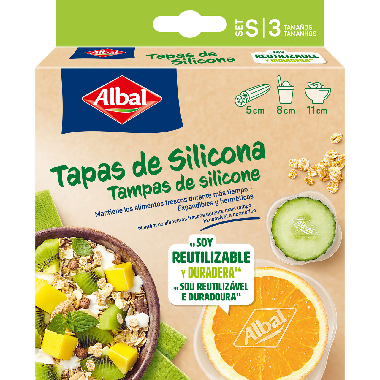 Frente da embalagem das mini bolsas de freezer herméticas Ultra-Zip®